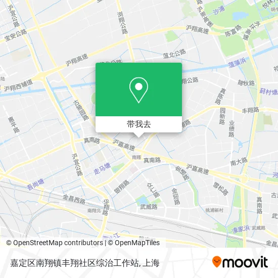 嘉定区南翔镇丰翔社区综治工作站地图
