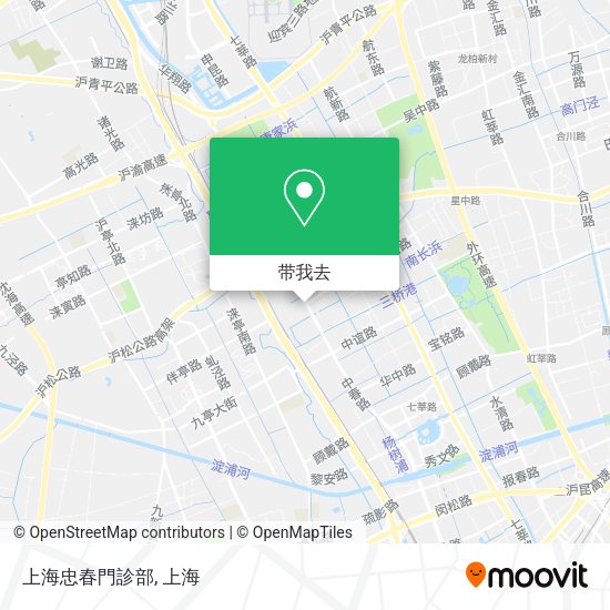 上海忠春門診部地图