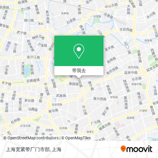 上海宽紧带厂门市部地图