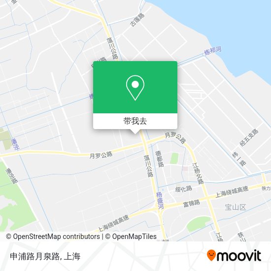 申浦路月泉路地图