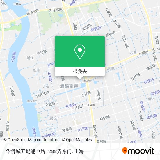 华侨城五期浦申路1288弄东门地图