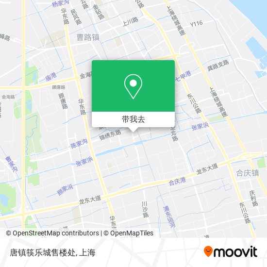 唐镇筷乐城售楼处地图