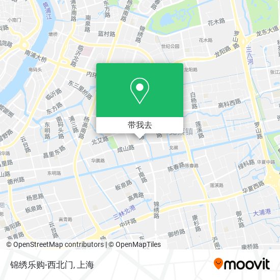 锦绣乐购-西北门地图