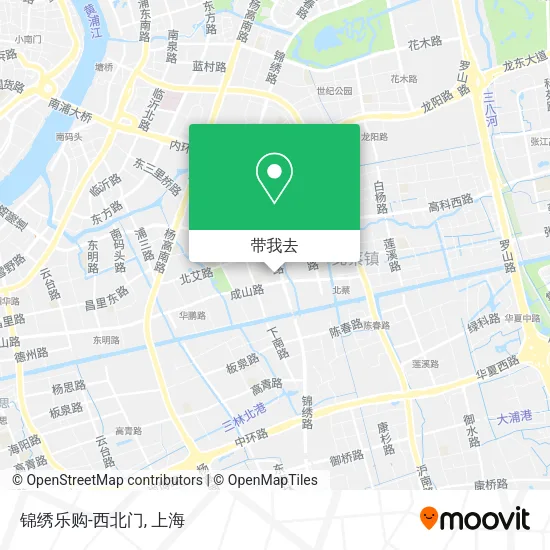 锦绣乐购-西北门地图
