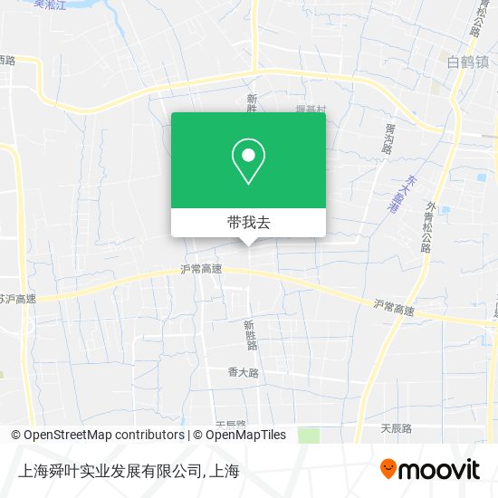 上海舜叶实业发展有限公司地图