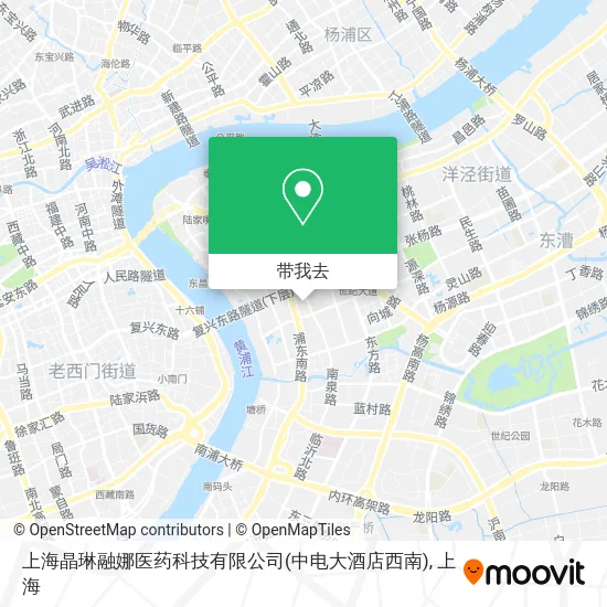 上海晶琳融娜医药科技有限公司(中电大酒店西南)地图