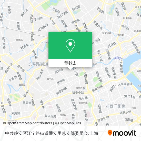 中共静安区江宁路街道通安里总支部委员会地图