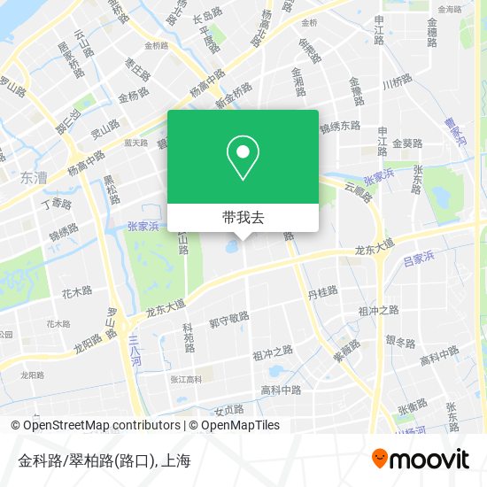 金科路/翠柏路(路口)地图