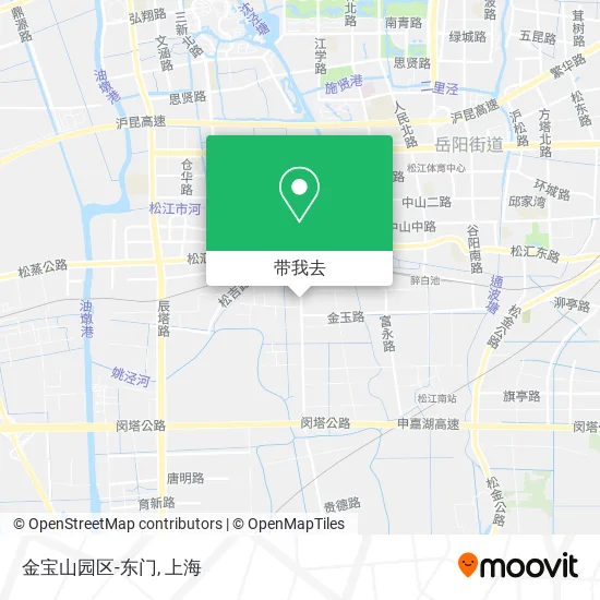 金宝山园区-东门地图