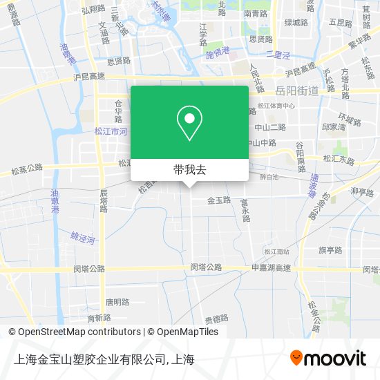 上海金宝山塑胶企业有限公司地图