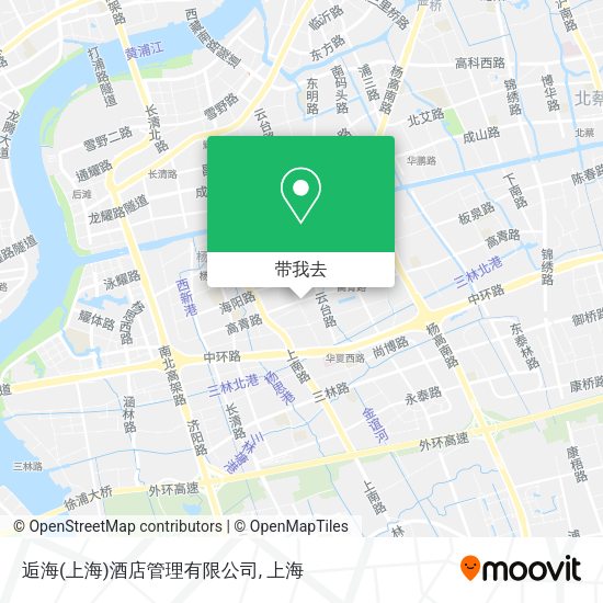 逅海(上海)酒店管理有限公司地图
