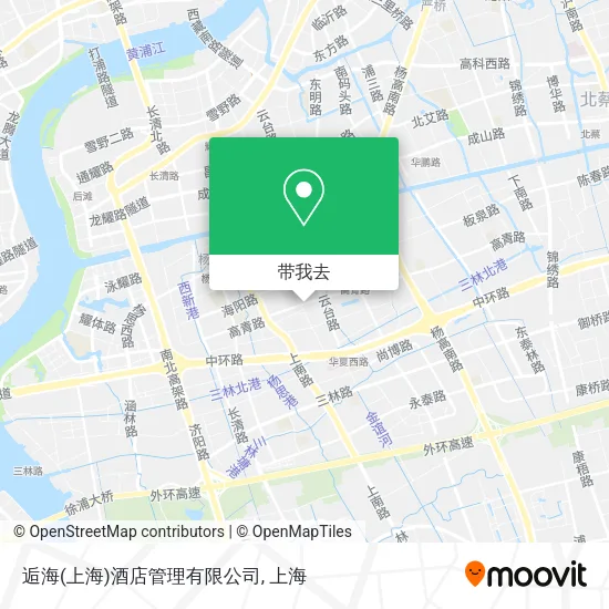 逅海(上海)酒店管理有限公司地图