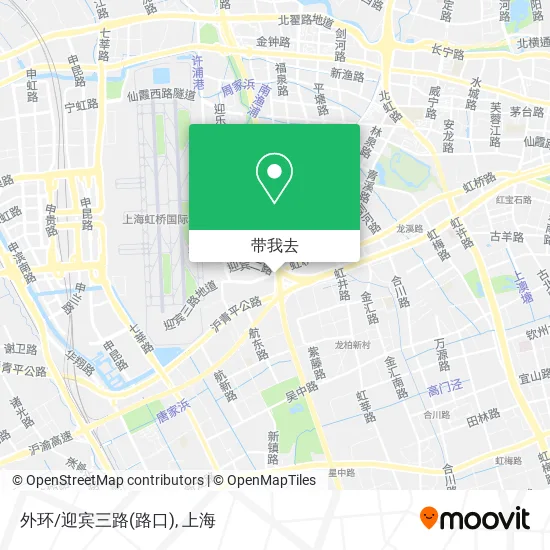 外环/迎宾三路(路口)地图