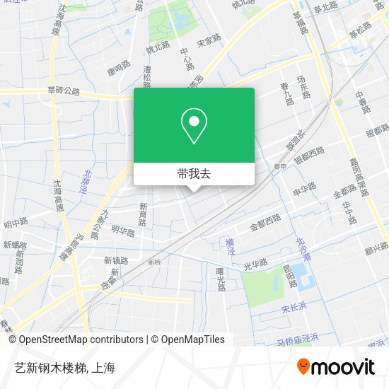 艺新钢木楼梯地图