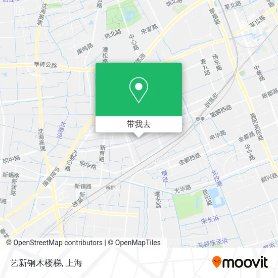 艺新钢木楼梯地图