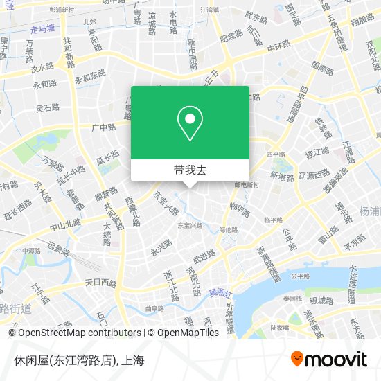 休闲屋(东江湾路店)地图