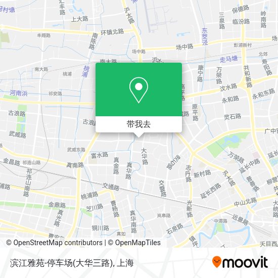 滨江雅苑-停车场(大华三路)地图