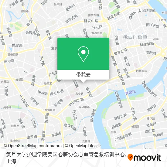 复旦大学护理学院美国心脏协会心血管急救培训中心地图