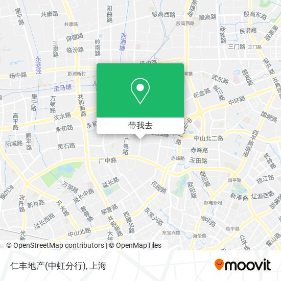 仁丰地产(中虹分行)地图