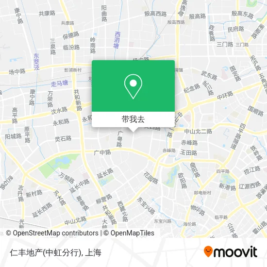 仁丰地产(中虹分行)地图