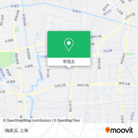 槐家浜地图