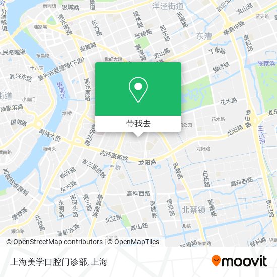 上海美学口腔门诊部地图