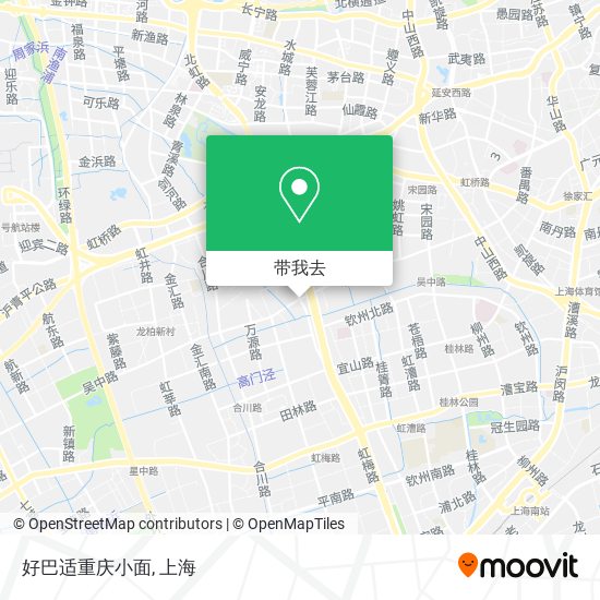 好巴适重庆小面地图