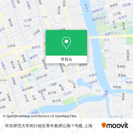 华东师范大学闵行校区青年教师公寓-1号楼地图