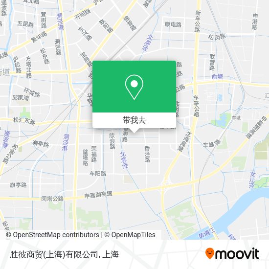 胜彼商贸(上海)有限公司地图