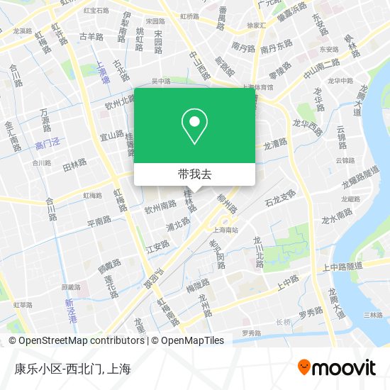 康乐小区-西北门地图