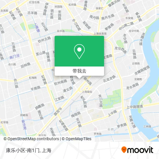 康乐小区-南1门地图