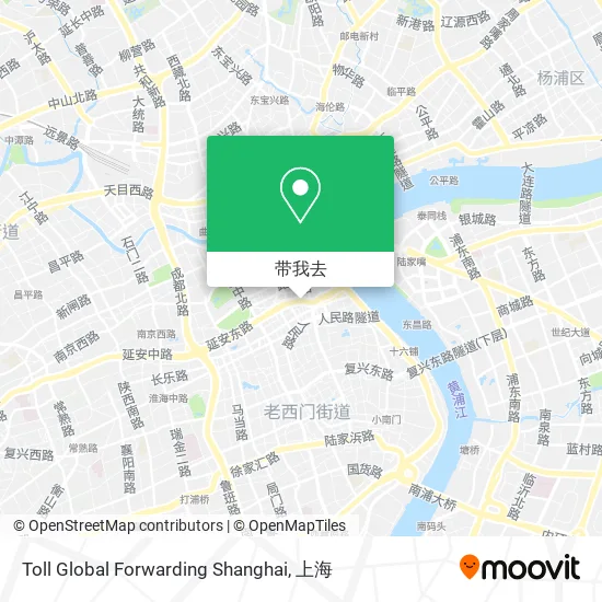 Toll Global Forwarding Shanghai地图