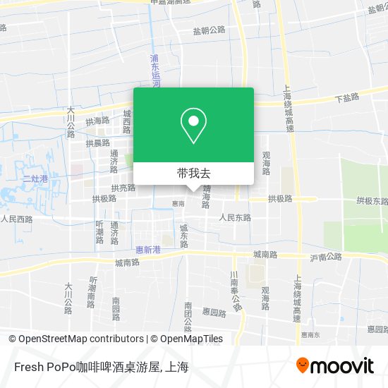 Fresh PoPo咖啡啤酒桌游屋地图