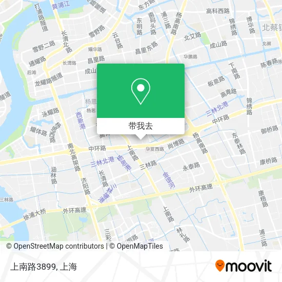 上南路3899地图