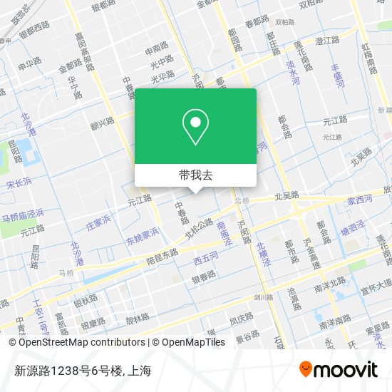 新源路1238号6号楼地图