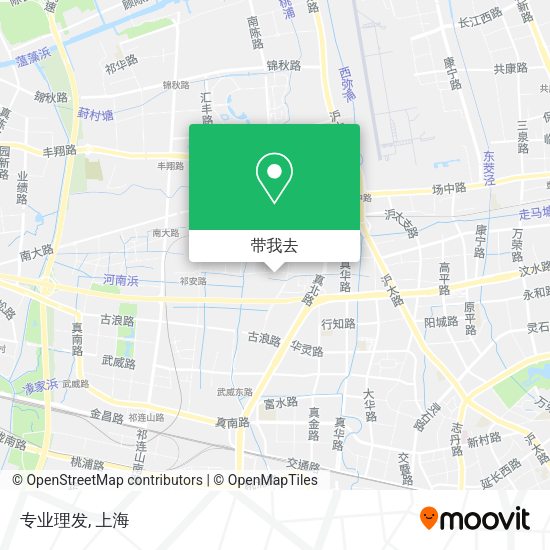 专业理发地图