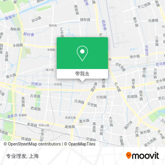 专业理发地图