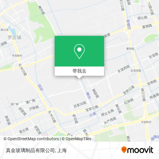 真金玻璃制品有限公司地图