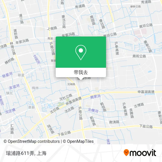 瑞浦路611弄地图