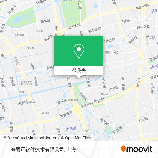 上海丽正软件技术有限公司地图