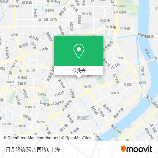 日月眼镜(延吉西路)地图
