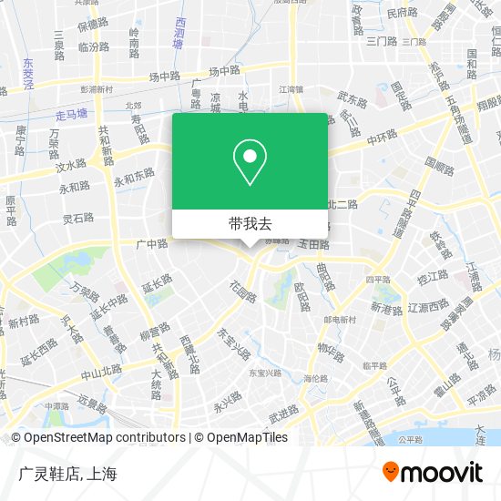 广灵鞋店地图