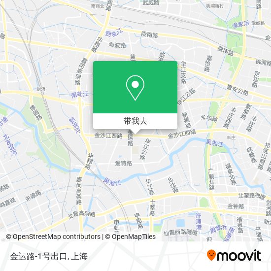 金运路-1号出口地图