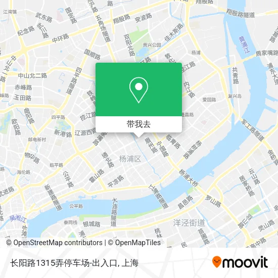 长阳路1315弄停车场-出入口地图