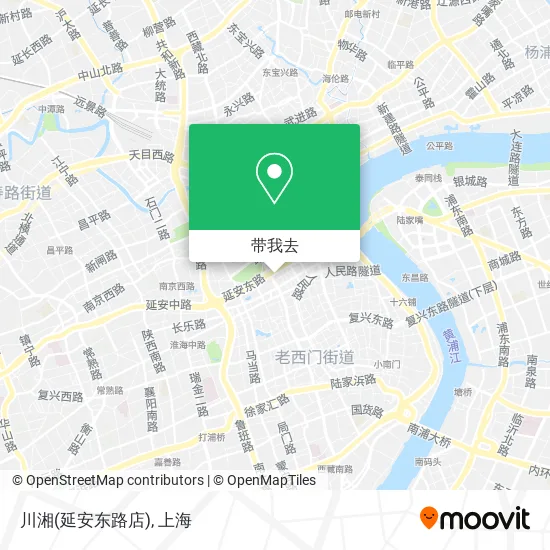 川湘(延安东路店)地图