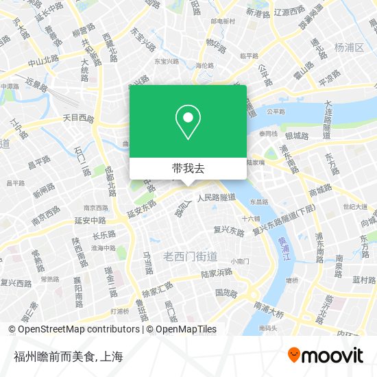 福州瞻前而美食地图