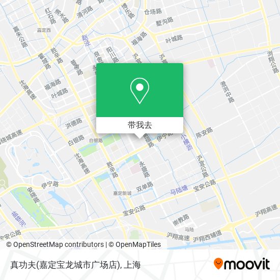 真功夫(嘉定宝龙城市广场店)地图