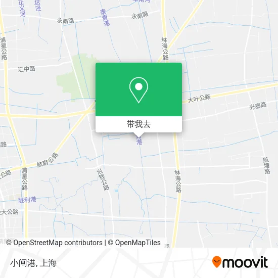 小闸港地图