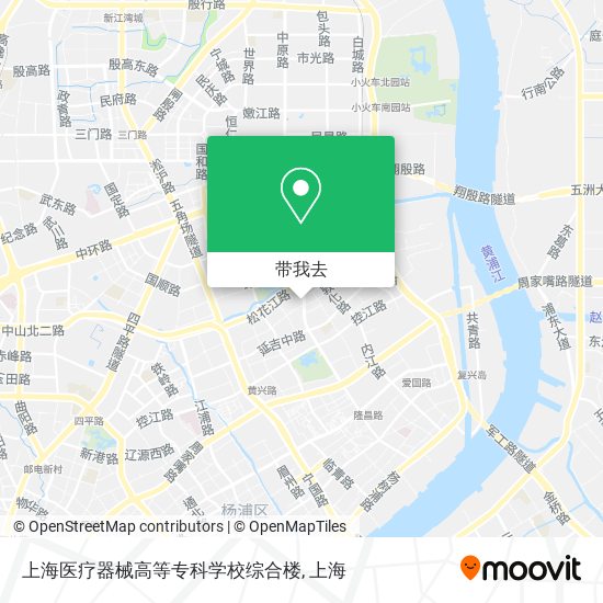上海医疗器械高等专科学校综合楼地图