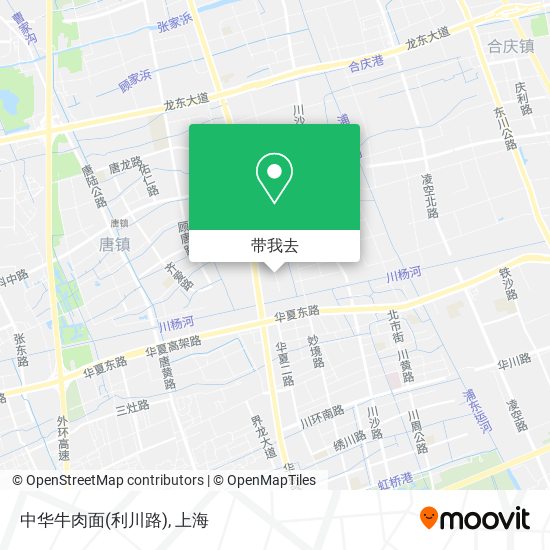 中华牛肉面(利川路)地图